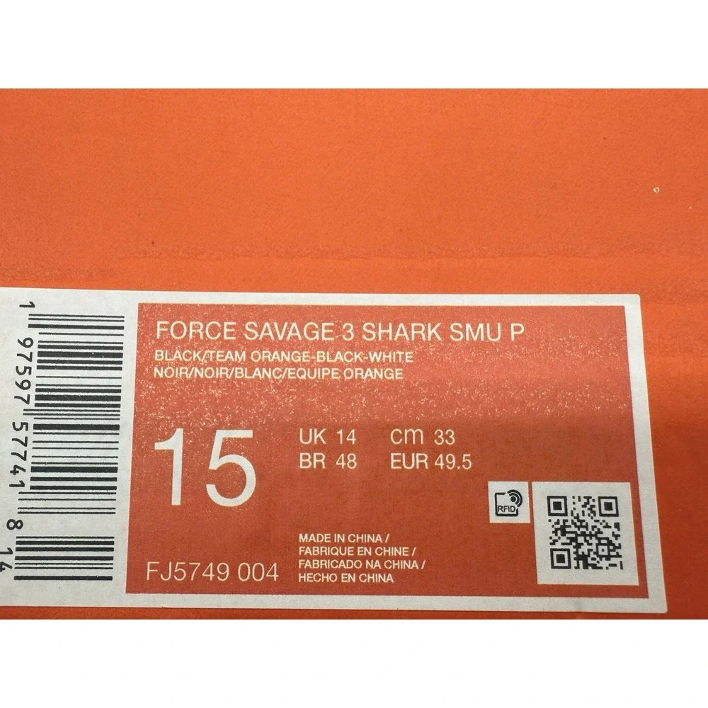 Size 15 - Nike Force Savage Pro 3 Shark Oregon Beavers Football PE FJ5749-004
